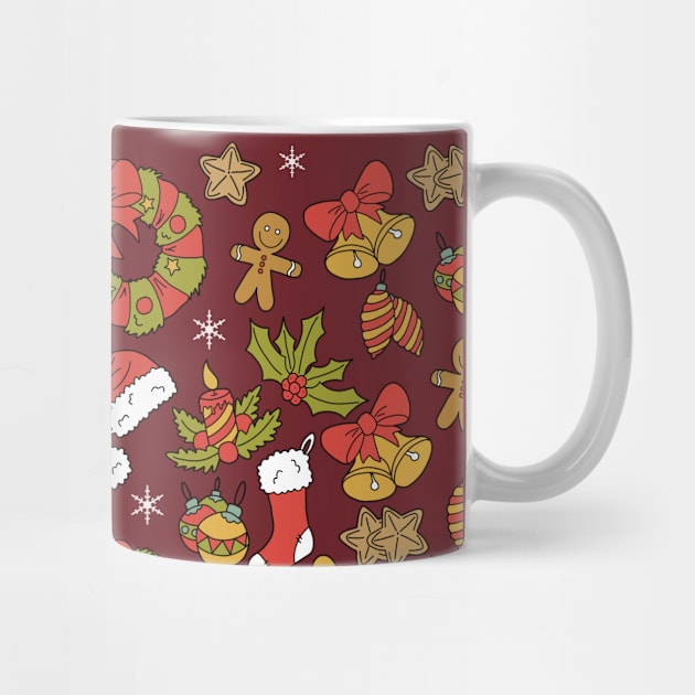 Christmas pattern by valentinahramov